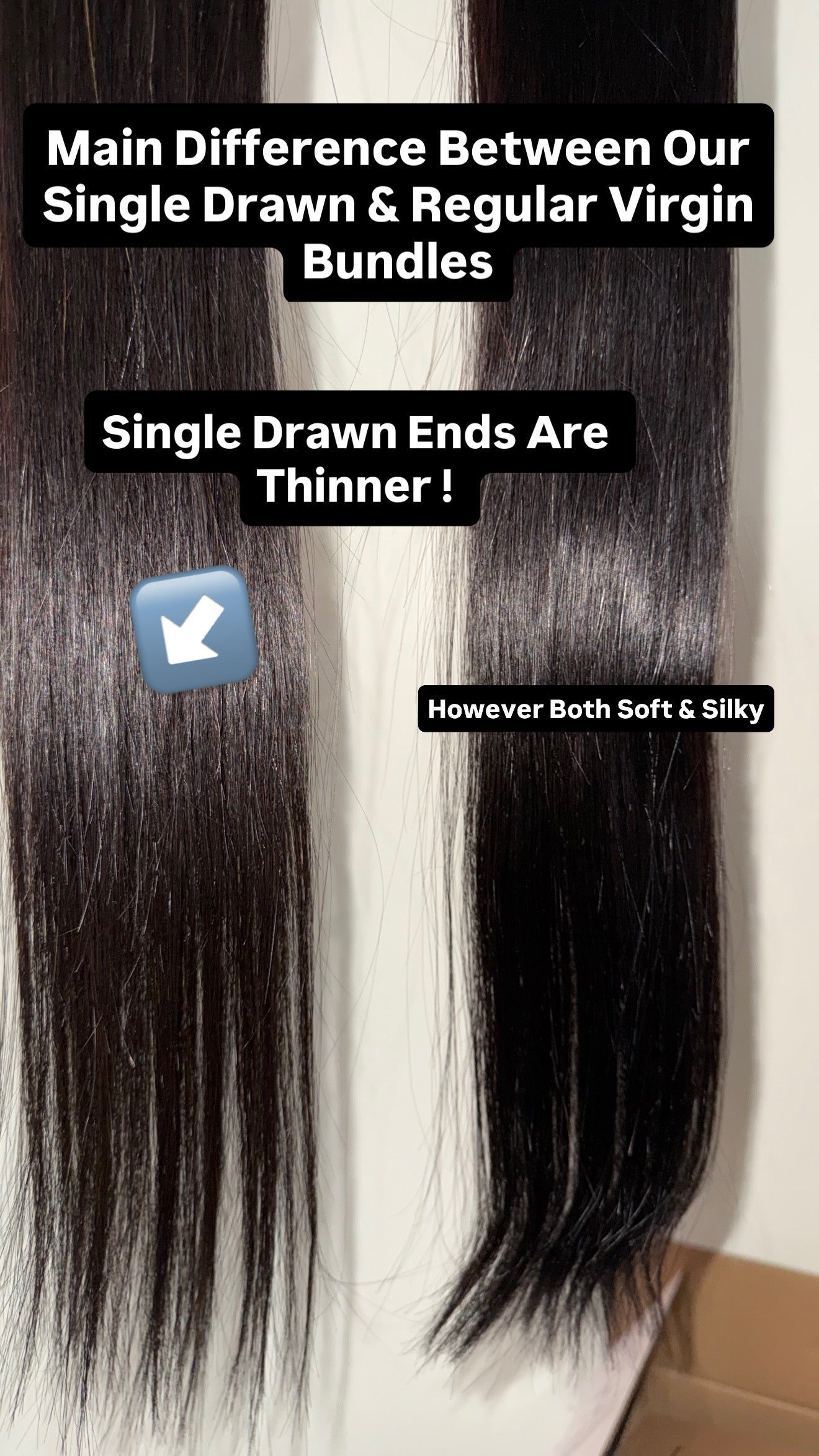 Single Drawn Bundles - Virgin Hair